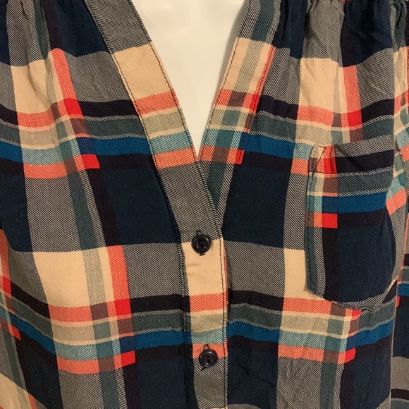 Market & Spruce flannel tank top - Picture 2 of 4